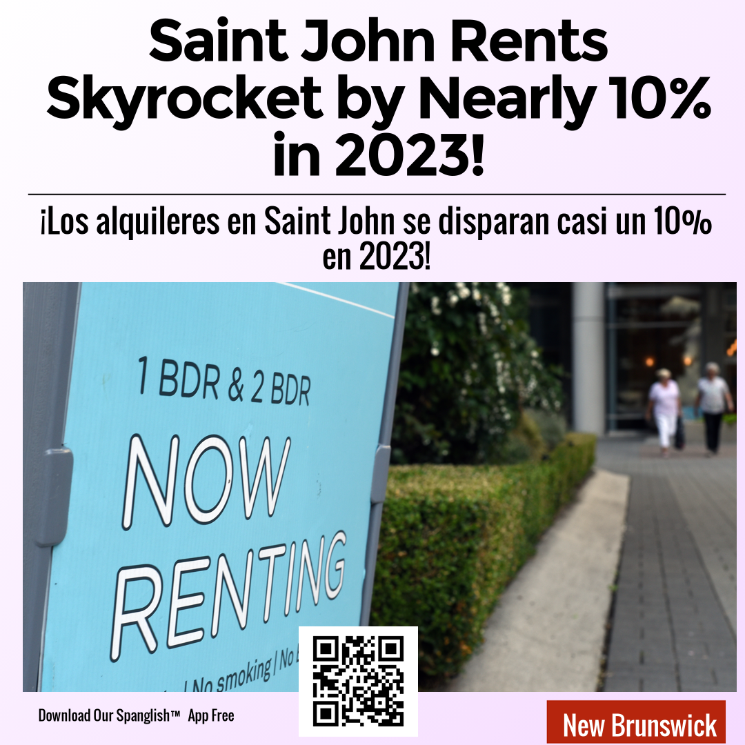 Saint John Rents Skyrocket by Nearly 10% in 2023!