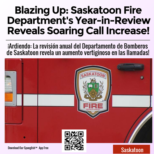 Blazing Up: Saskatoon Fire Department's Year-in-Review Reveals Soaring Call Increase!