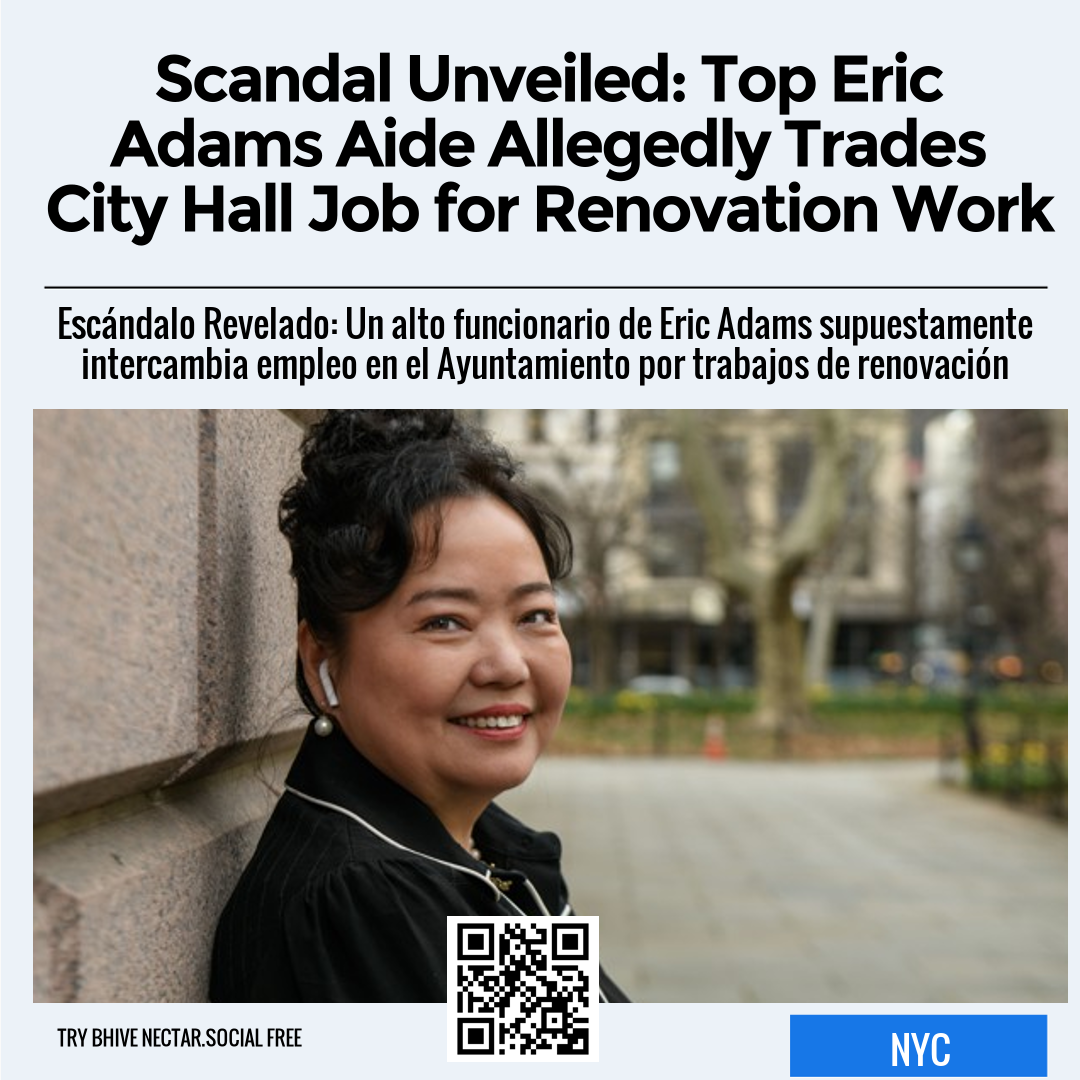 Scandal Unveiled: Top Eric Adams Aide Allegedly Trades City Hall Job for Renovation Work