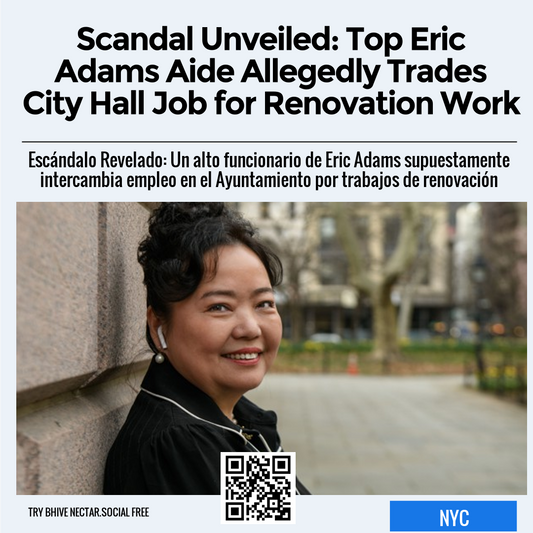 Scandal Unveiled: Top Eric Adams Aide Allegedly Trades City Hall Job for Renovation Work