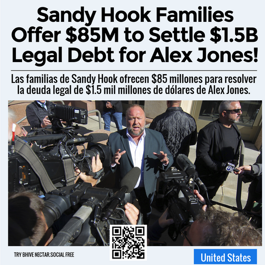 Sandy Hook Families Offer $85M to Settle $1.5B Legal Debt for Alex Jones!