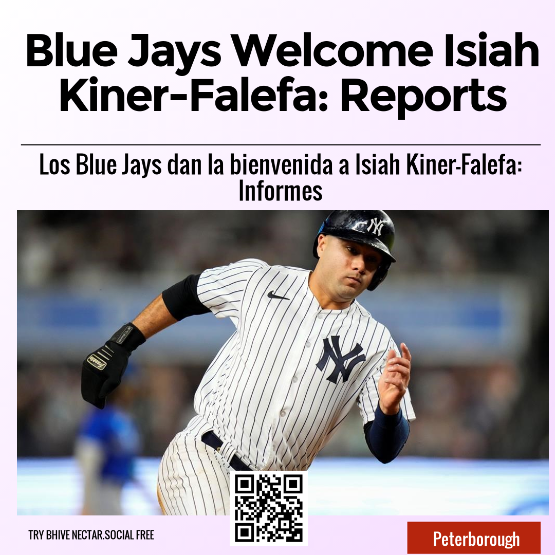 Blue Jays Welcome Isiah Kiner-Falefa: Reports