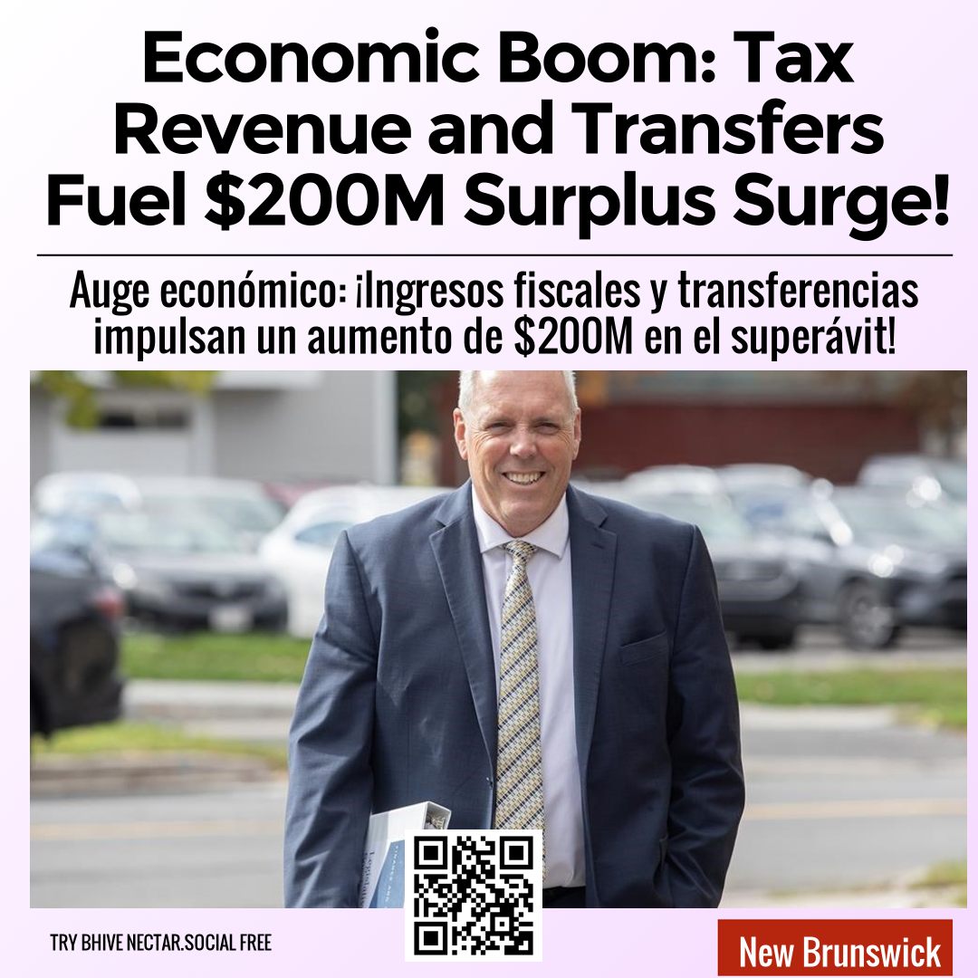 Economic Boom: Tax Revenue and Transfers Fuel $200M Surplus Surge!