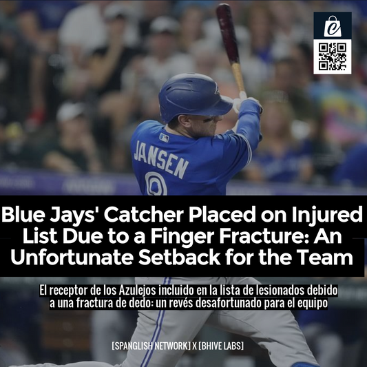 Blue Jays' Catcher Placed on Injured List Due to a Finger Fracture: An Unfortunate Setback for the Team