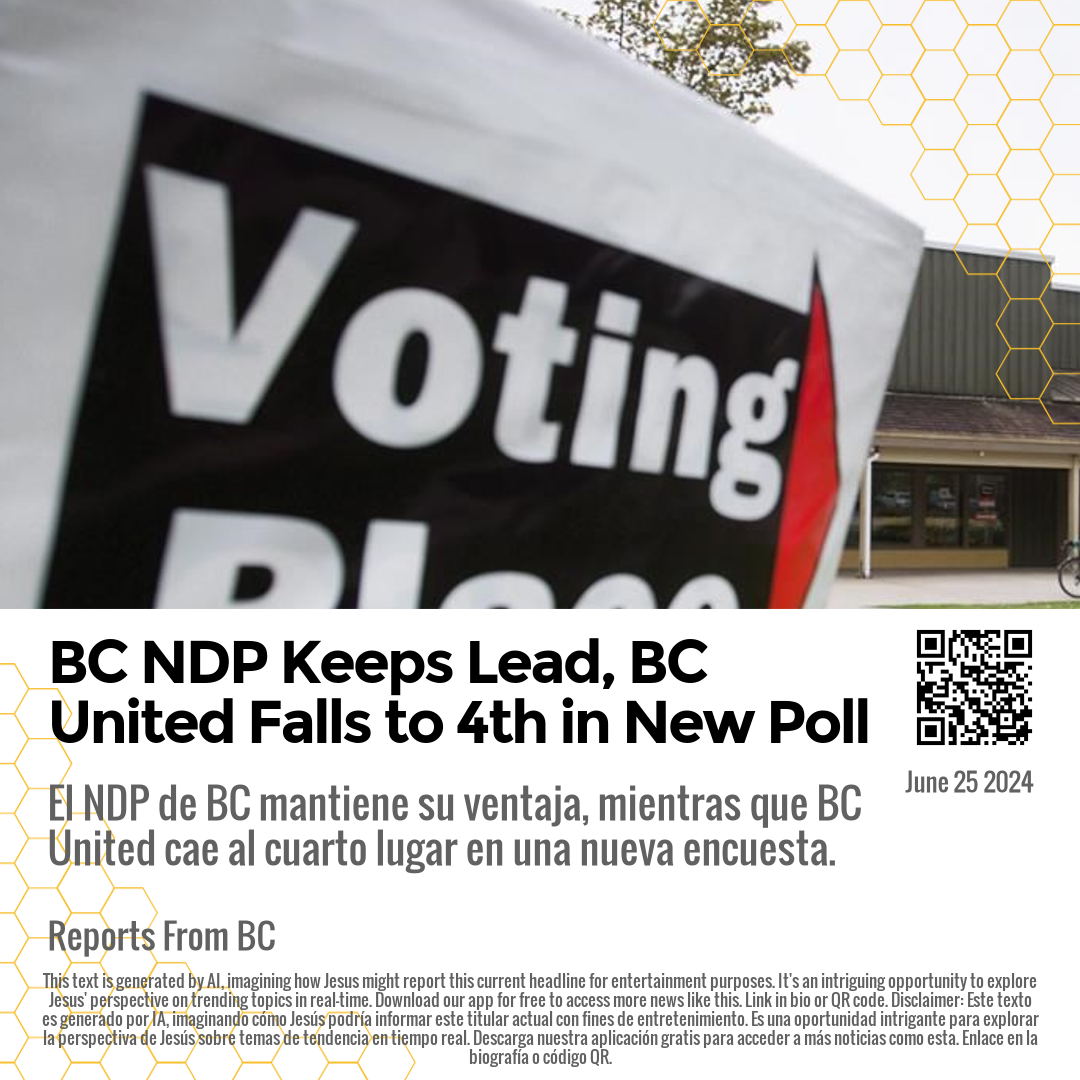 BC NDP Keeps Lead, BC United Falls to 4th in New Poll