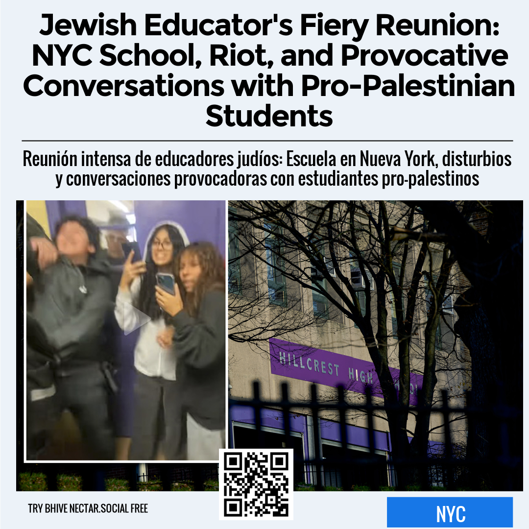 Jewish Educator's Fiery Reunion: NYC School, Riot, and Provocative Conversations with Pro-Palestinian Students