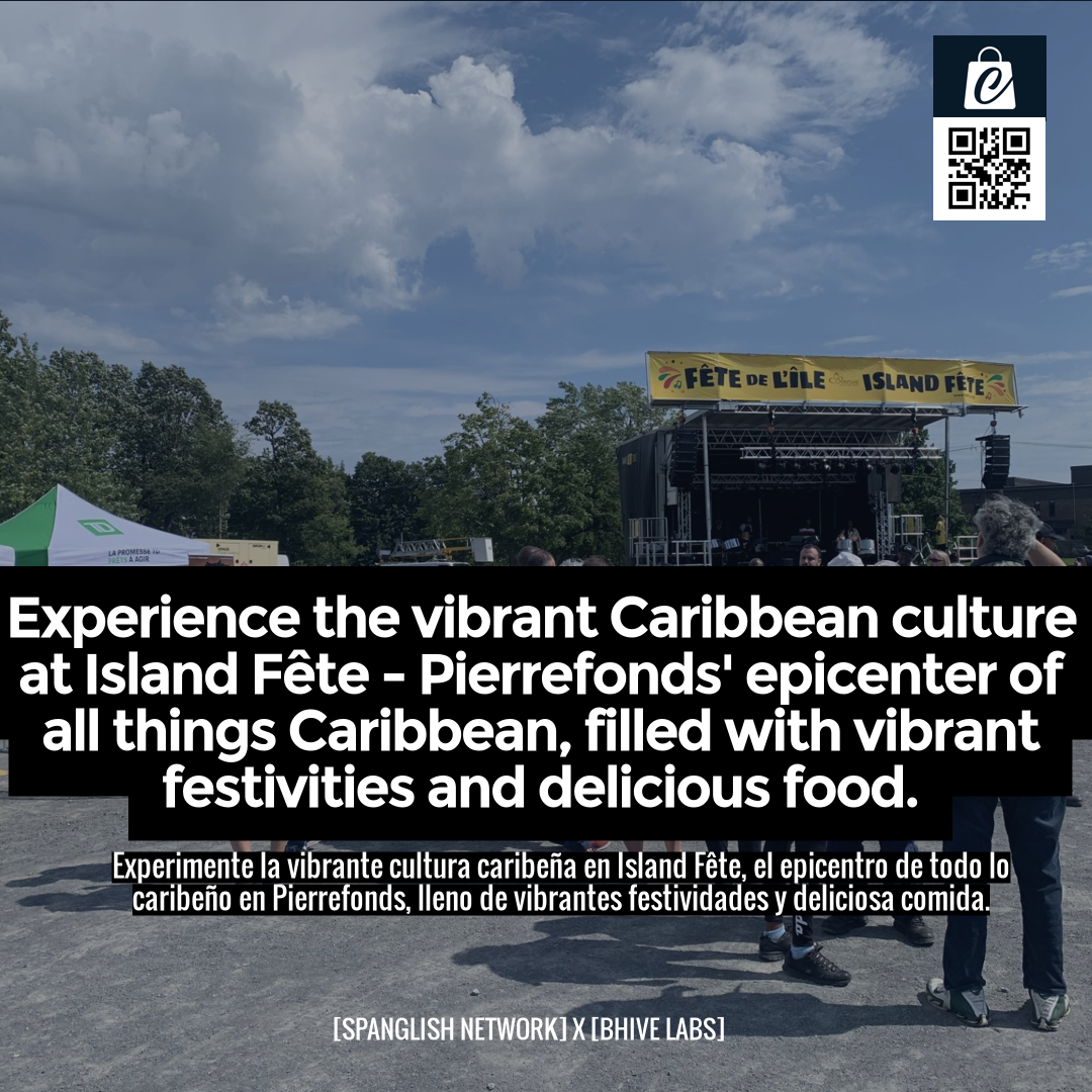 Experience the vibrant Caribbean culture at Island Fête - Pierrefonds' epicenter of all things Caribbean, filled with vibrant festivities and delicious food.