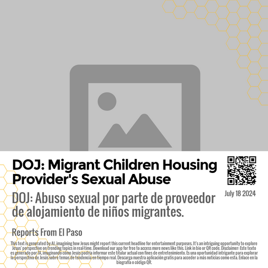 DOJ: Migrant Children Housing Provider's Sexual Abuse