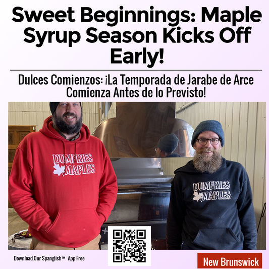 Sweet Beginnings: Maple Syrup Season Kicks Off Early!