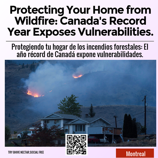 Protecting Your Home from Wildfire: Canada's Record Year Exposes Vulnerabilities.