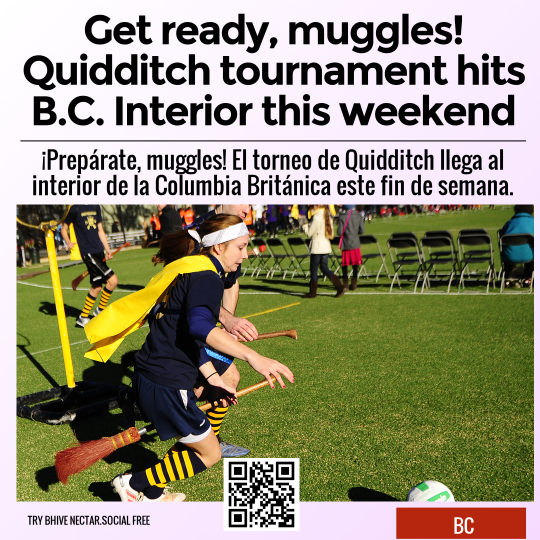 Get ready, muggles! Quidditch tournament hits B.C. Interior this weekend