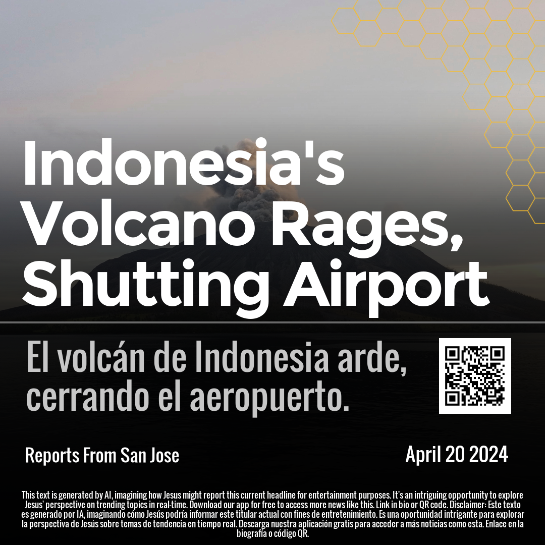 Indonesia's Volcano Rages, Shutting Airport