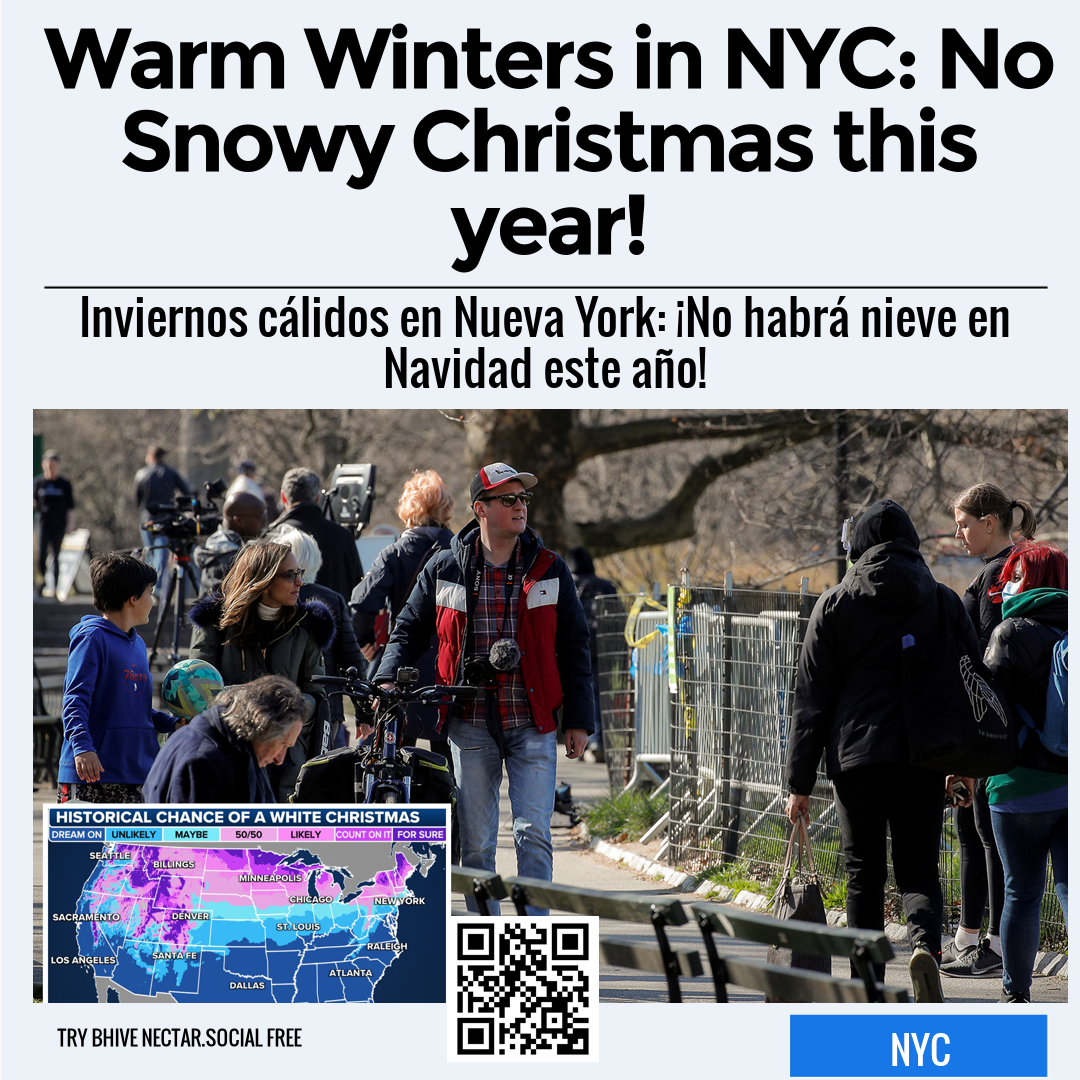 Warm Winters in NYC: No Snowy Christmas this year!