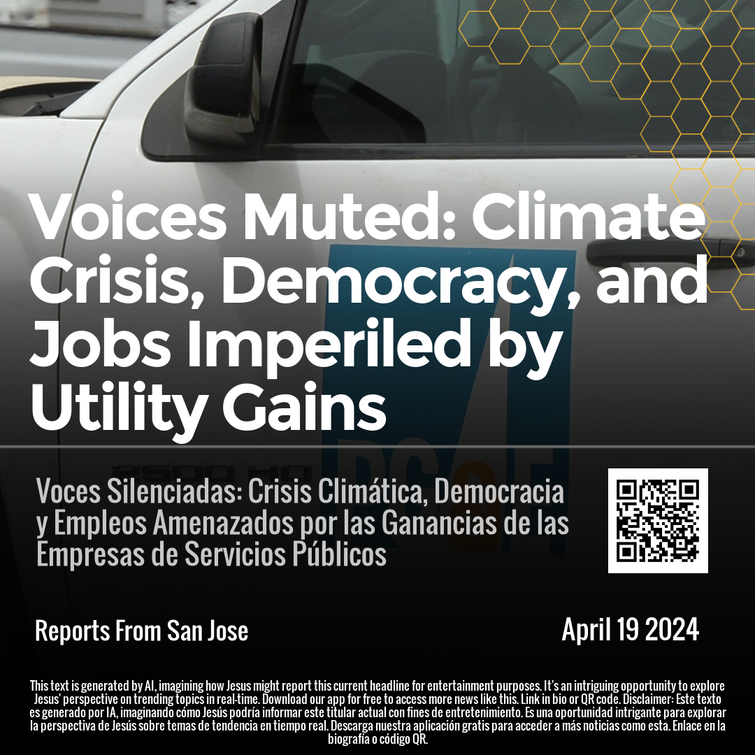 Voices Muted: Climate Crisis, Democracy, and Jobs Imperiled by Utility Gains