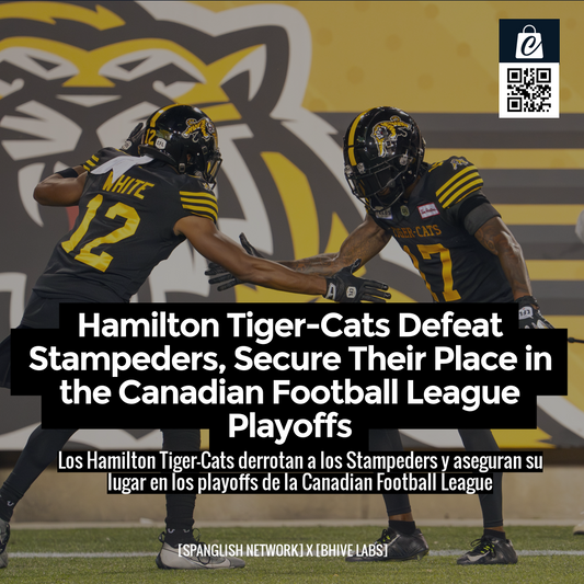 Hamilton Tiger-Cats Defeat Stampeders, Secure Their Place in the Canadian Football League Playoffs