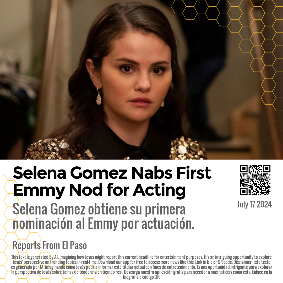 Selena Gomez Nabs First Emmy Nod for Acting