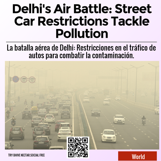 Delhi's Air Battle: Street Car Restrictions Tackle Pollution