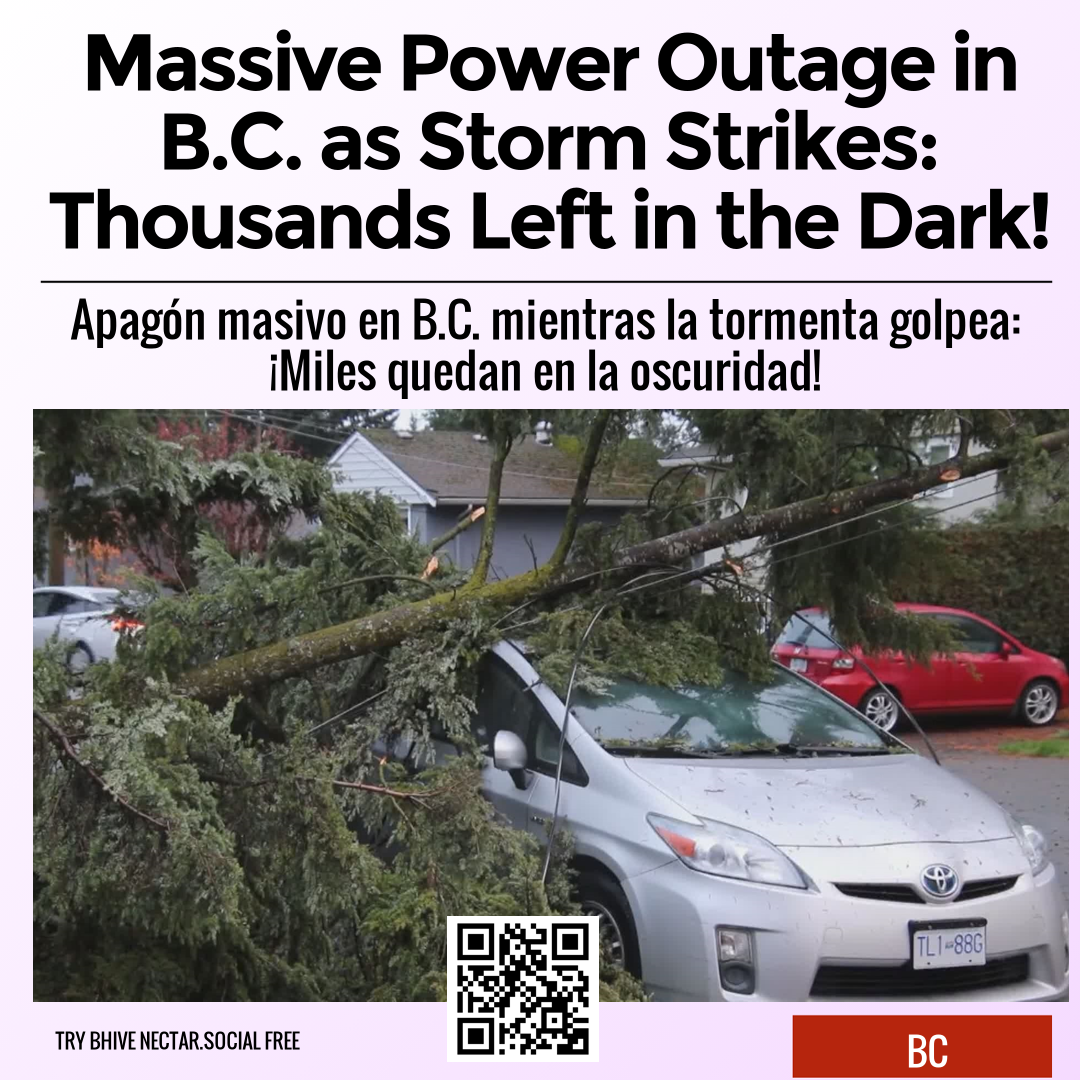 Massive Power Outage in B.C. as Storm Strikes: Thousands Left in the Dark!