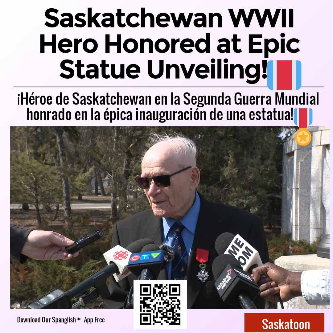 Saskatchewan WWII Hero Honored at Epic Statue Unveiling! 🎖️