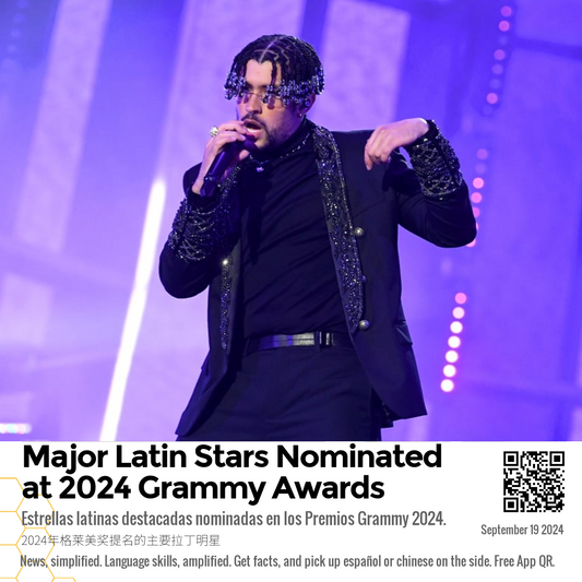 Major Latin Stars Nominated at 2024 Grammy Awards