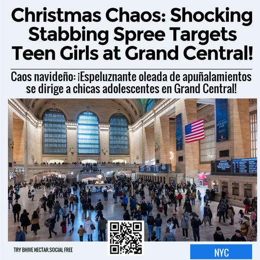 Christmas Chaos: Shocking Stabbing Spree Targets Teen Girls at Grand Central!