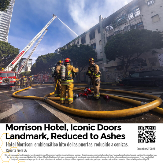 Morrison Hotel, Iconic Doors Landmark, Reduced to Ashes