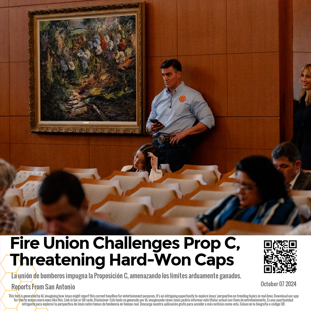 Fire Union Challenges Prop C, Threatening Hard-Won Caps