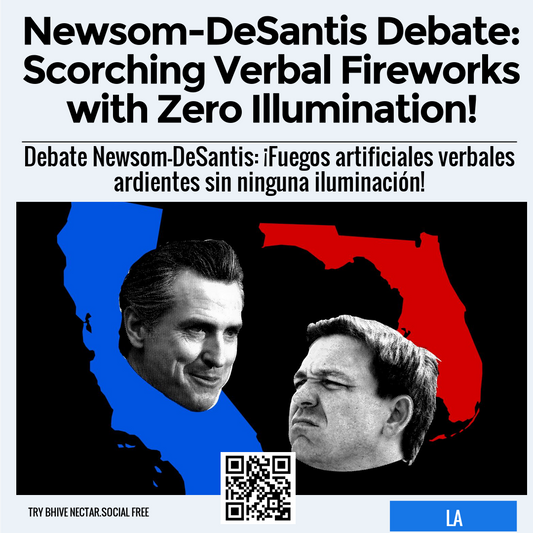 Newsom-DeSantis Debate: Scorching Verbal Fireworks with Zero Illumination!