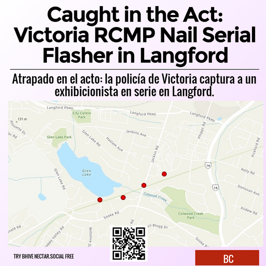 Caught in the Act: Victoria RCMP Nail Serial Flasher in Langford