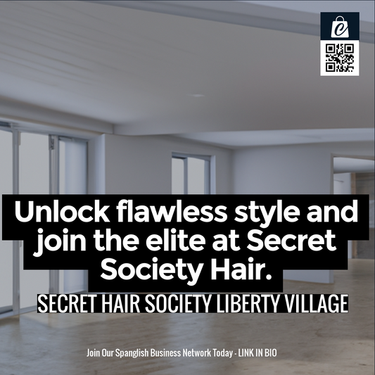 Unlock flawless style and join the elite at Secret Society Hair.