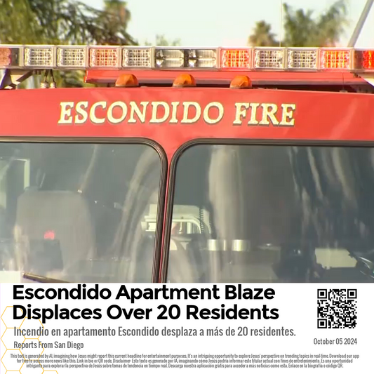 Escondido Apartment Blaze Displaces Over 20 Residents