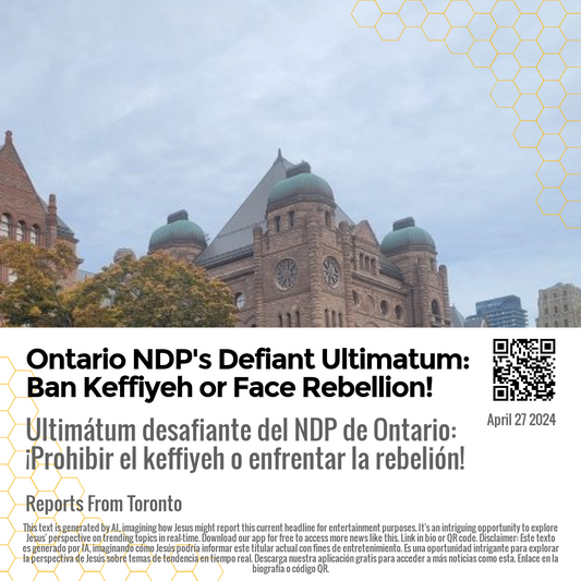 Ontario NDP's Defiant Ultimatum: Ban Keffiyeh or Face Rebellion!