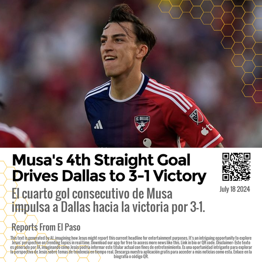 Musa's 4th Straight Goal Drives Dallas to 3-1 Victory