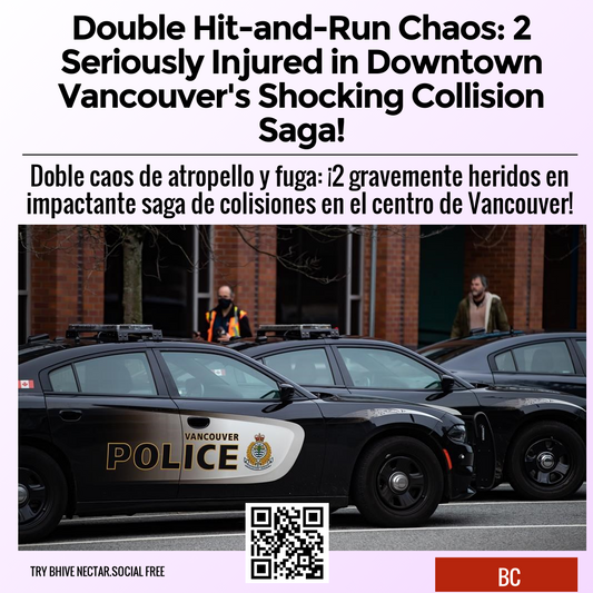 Double Hit-and-Run Chaos: 2 Seriously Injured in Downtown Vancouver's Shocking Collision Saga!