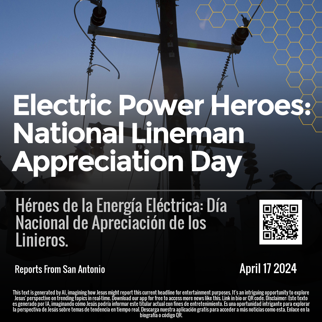 Electric Power Heroes: National Lineman Appreciation Day