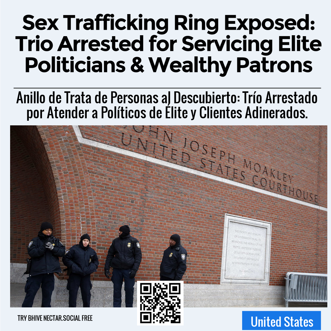 Sex Trafficking Ring Exposed: Trio Arrested for Servicing Elite Politicians & Wealthy Patrons