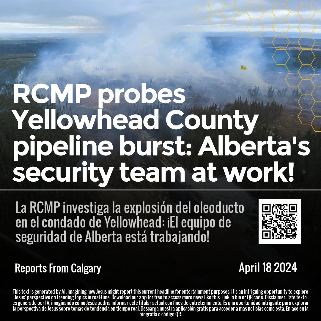 RCMP probes Yellowhead County pipeline burst: Alberta's security team at work!