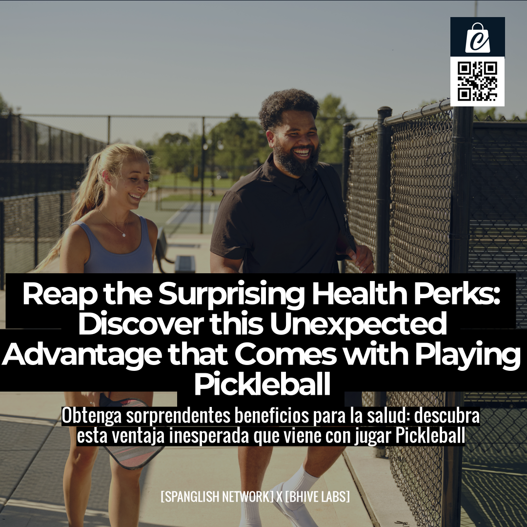 Reap the Surprising Health Perks: Discover this Unexpected Advantage that Comes with Playing Pickleball