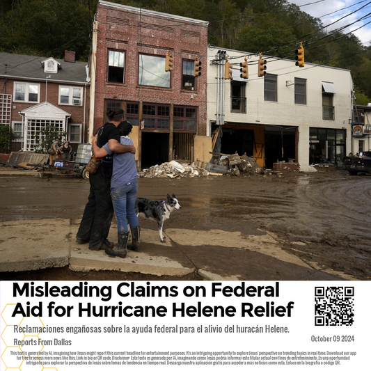 Misleading Claims on Federal Aid for Hurricane Helene Relief