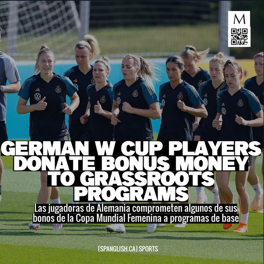 German W Cup Players Donate Bonus Money to Grassroots Programs