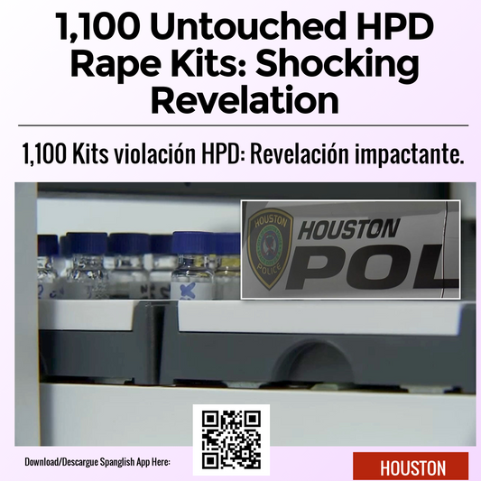 1,100 Untouched HPD Rape Kits: Shocking Revelation