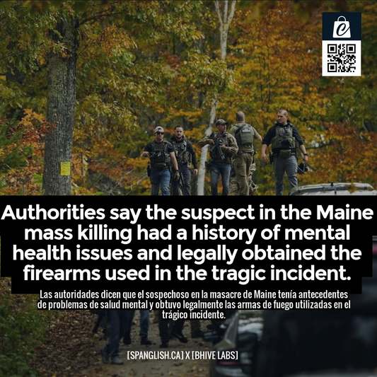 Authorities say the suspect in the Maine mass killing had a history of mental health issues and legally obtained the firearms used in the tragic incident.