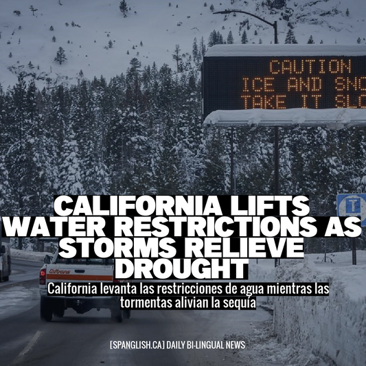 California Lifts Water Restrictions as Storms Relieve Drought