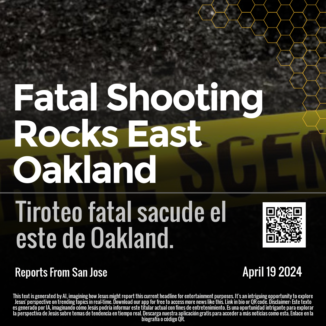 Fatal Shooting Rocks East Oakland