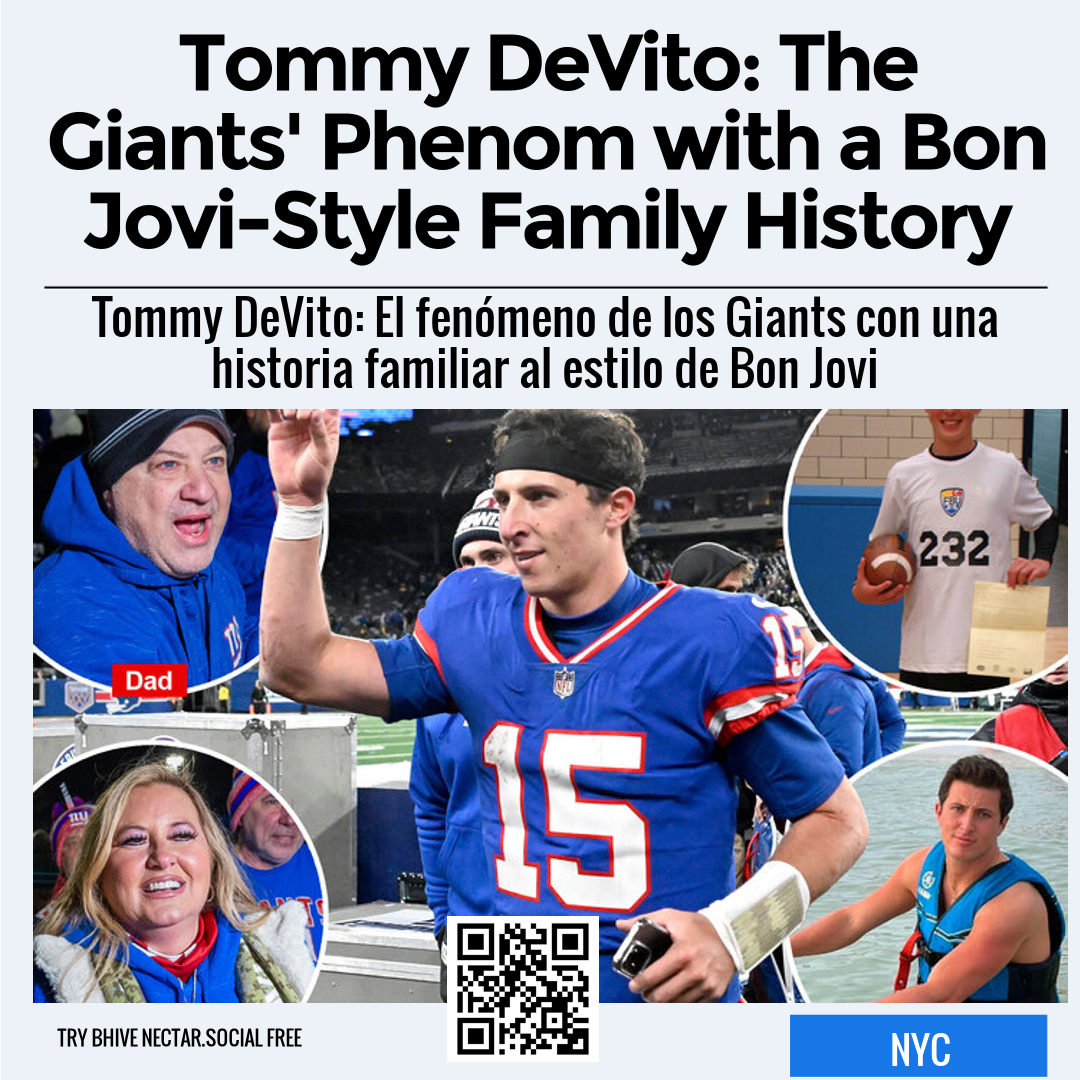 Tommy DeVito: The Giants' Phenom with a Bon Jovi-Style Family History