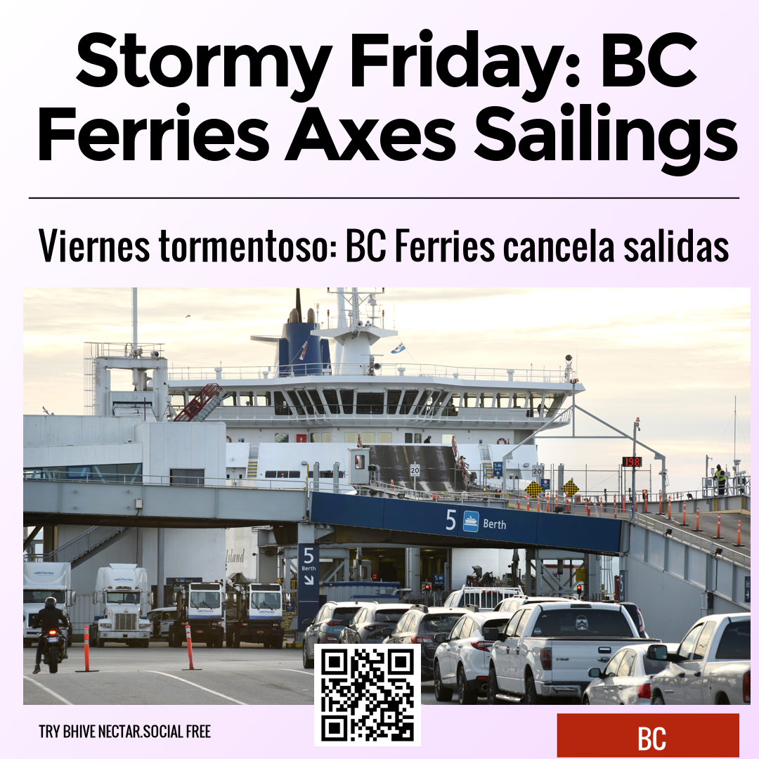 Stormy Friday: BC Ferries Axes Sailings