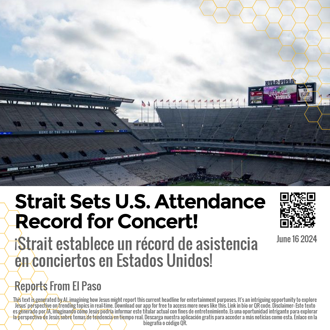 Strait Sets U.S. Attendance Record for Concert!