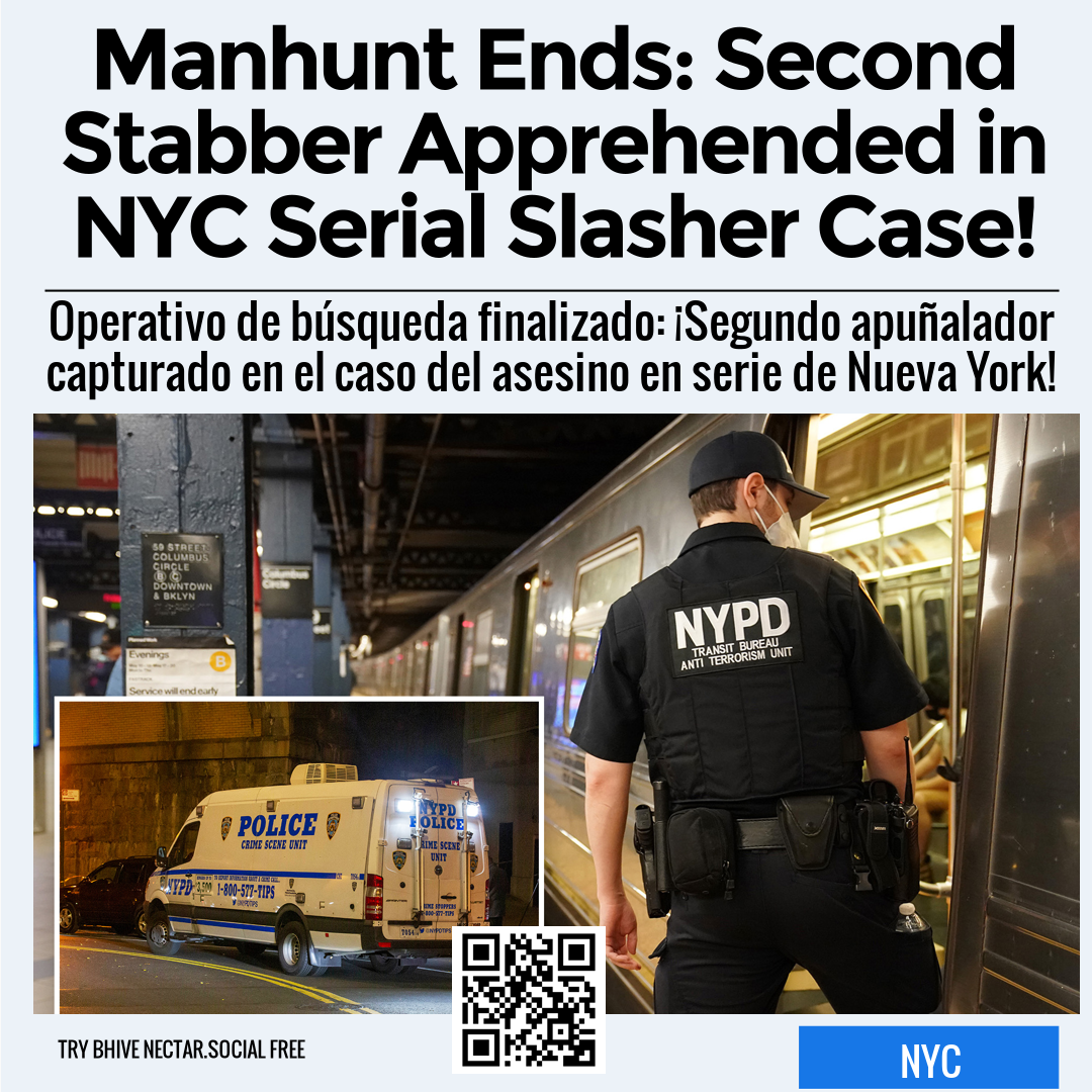 Manhunt Ends: Second Stabber Apprehended in NYC Serial Slasher Case!