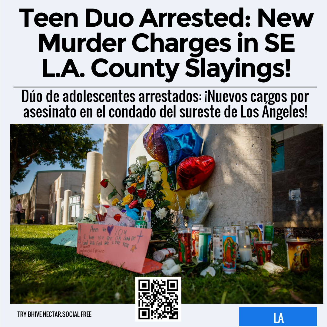 Teen Duo Arrested: New Murder Charges in SE L.A. County Slayings!