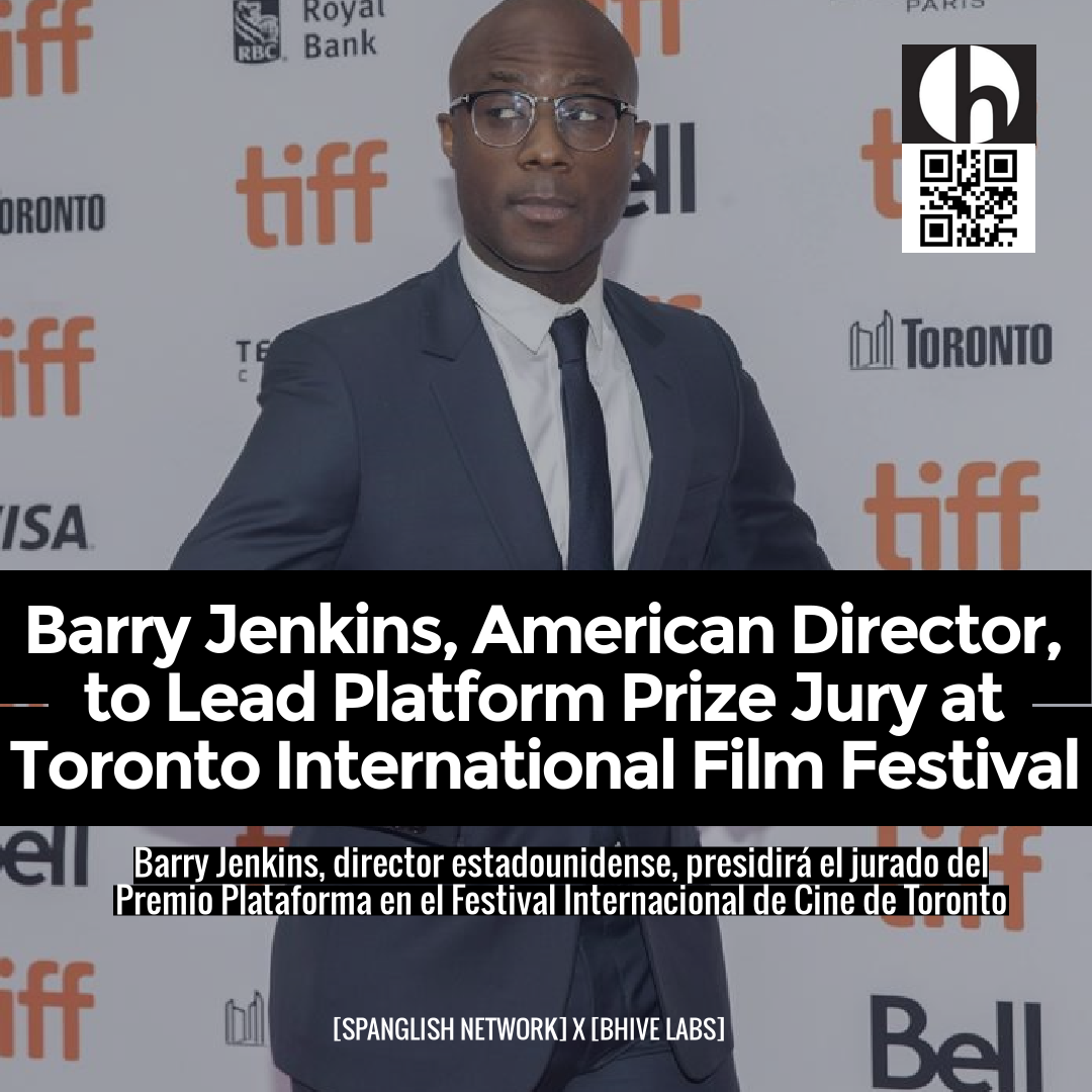 Barry Jenkins, American Director, to Lead Platform Prize Jury at Toronto International Film Festival